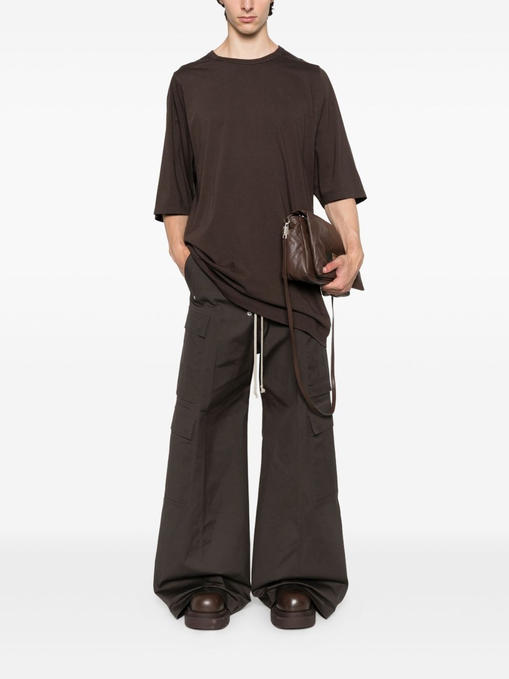 drawstring cargo trousers - 2