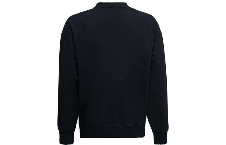 Balenciaga Est. 1917 College Logo Print Crewneck Sweatshirt 'Black' 676629TLV901076 - 2
