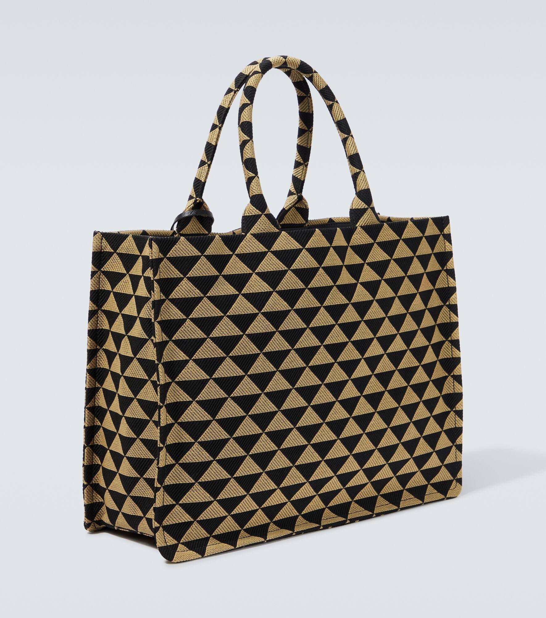 Symbole leather-trimmed tote bag - 5
