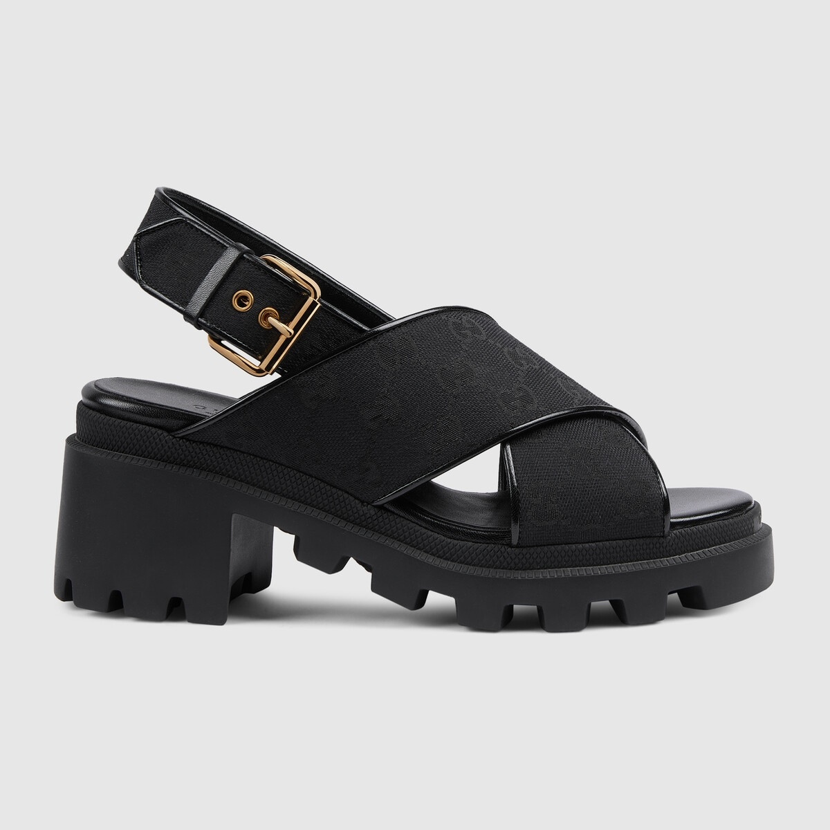 Women's GG lug sole sandal - 1