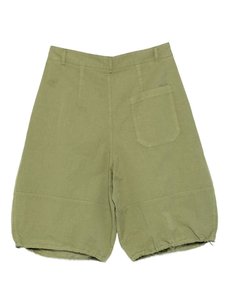 YMC Salba pleated drawstring shorts outlook