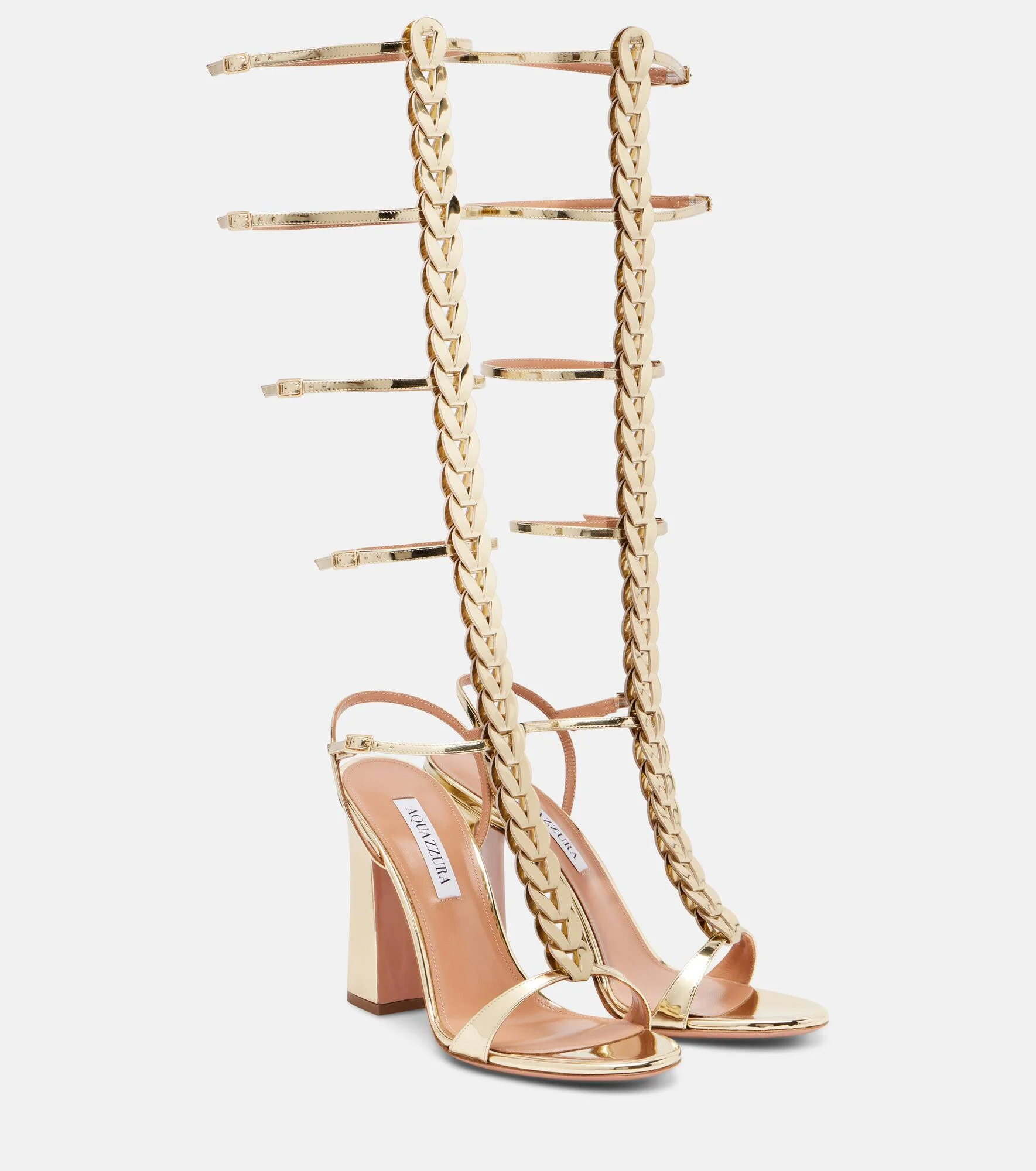 105mm Destiny Gladiator leather sandals - 1