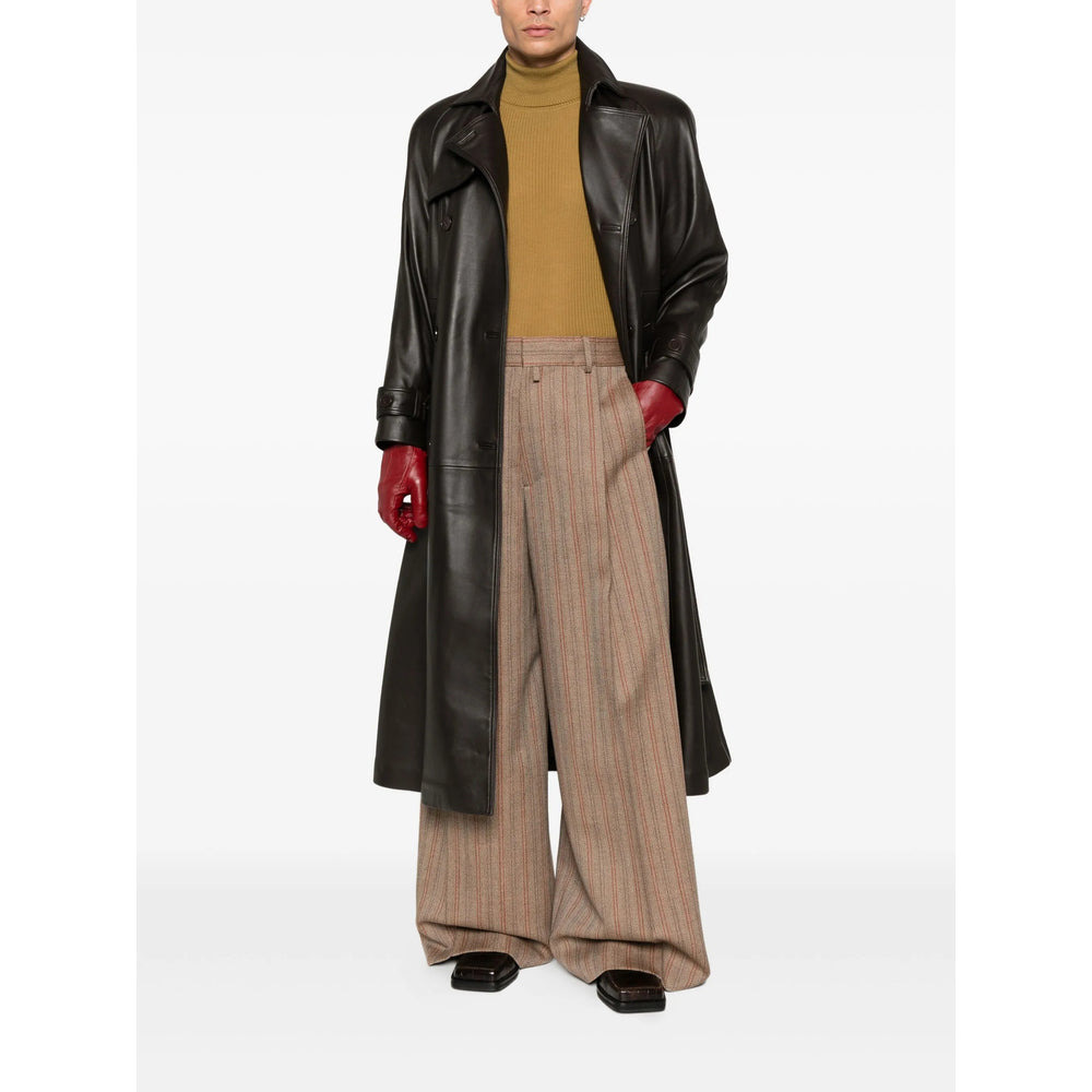 Dries Van Noten Brown Trousers - Tailored Trousers Men - 2