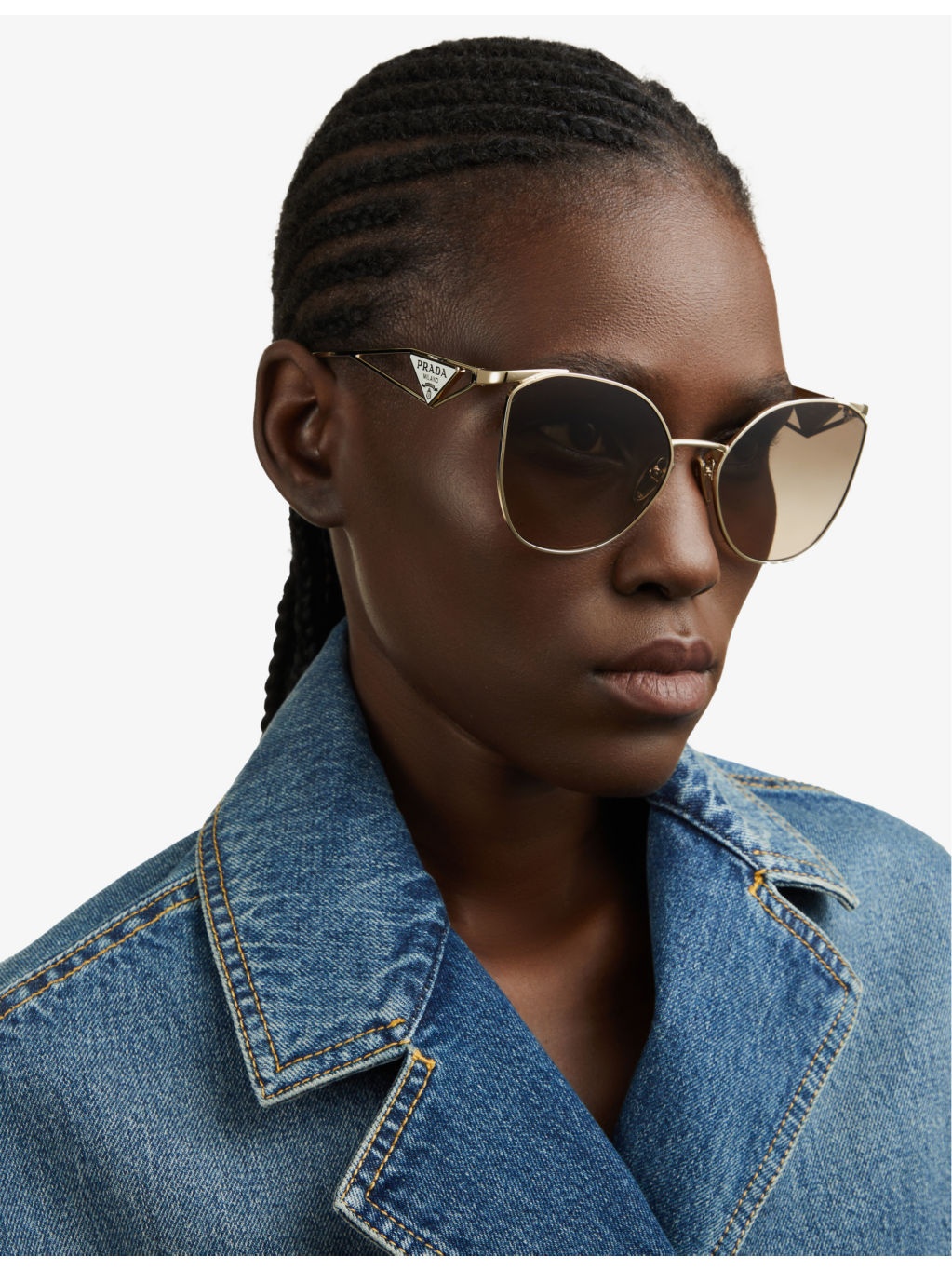 PR 50ZS cat-eye metal sunglasses - 2