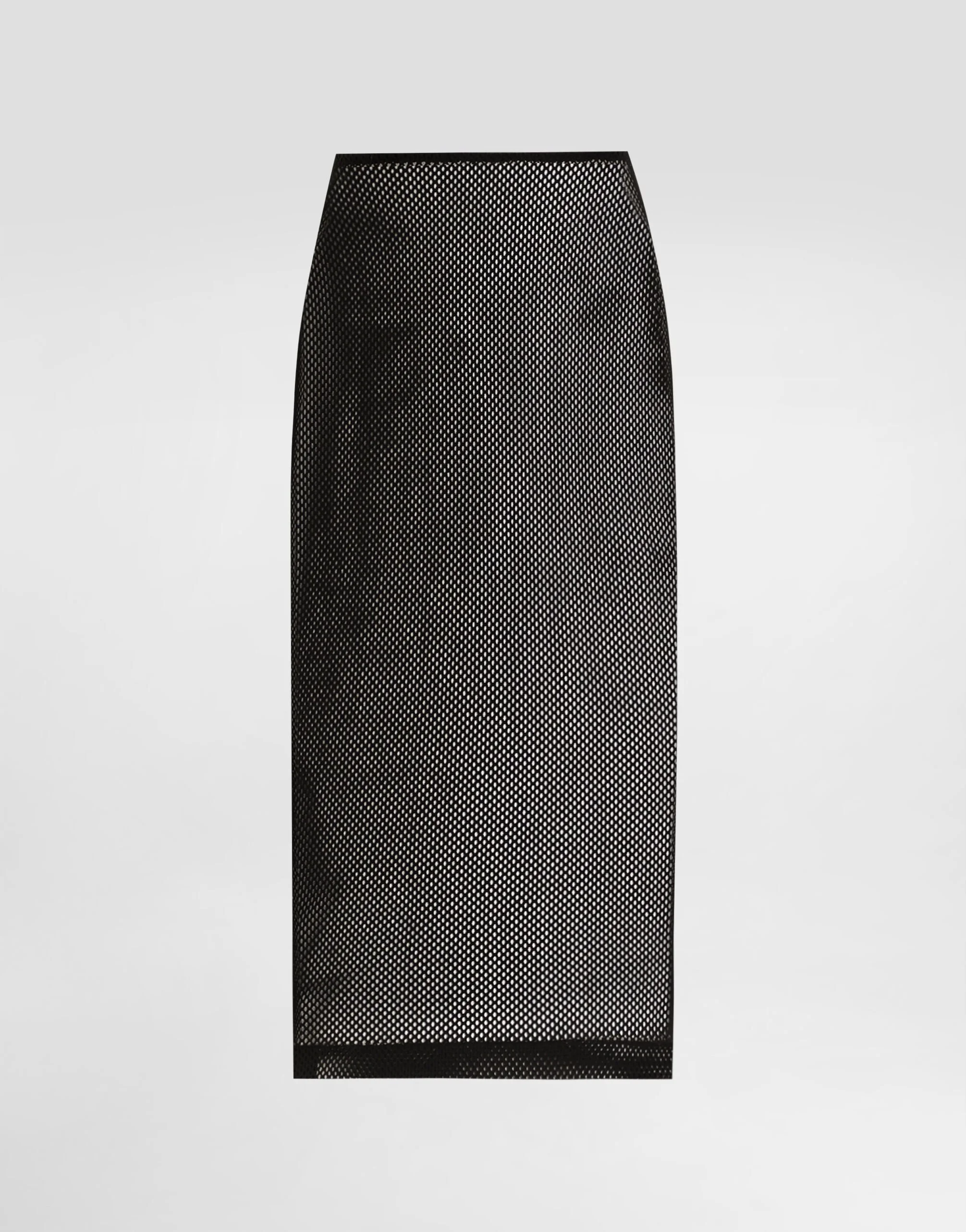 Mesh calf-length skirt - 1