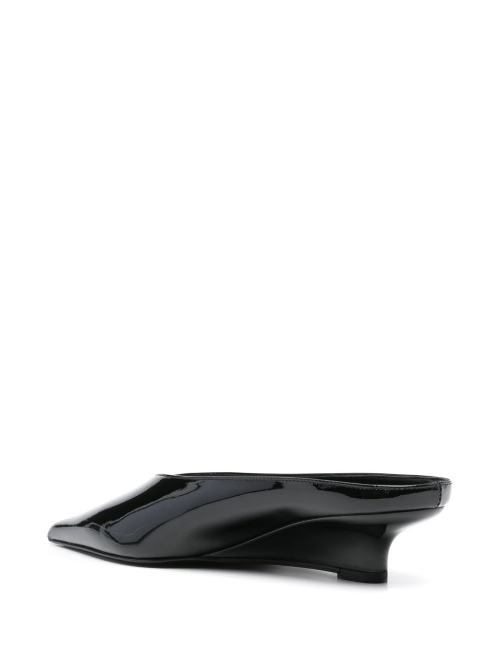 35mm patent-leather mules - 3