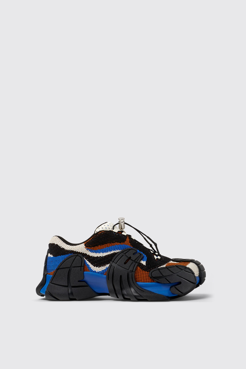 CAMPERLAB Blue-Black Textile Sneakers outlook