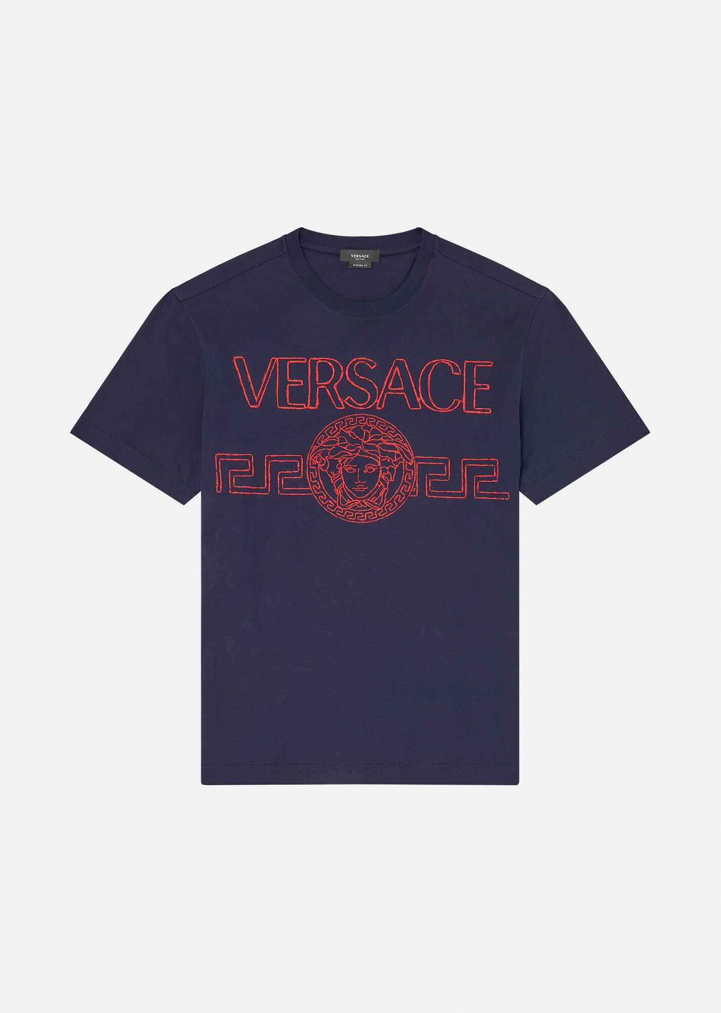 Medusa Logo Embroidered T-Shirt - 1