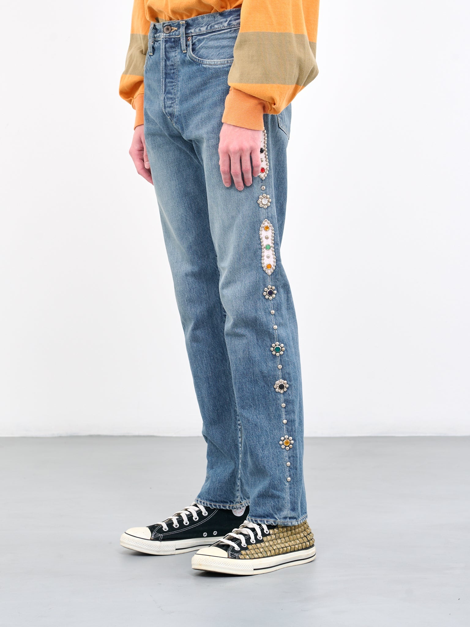 Kapital Straight Leg Jeans | hlorenzo | REVERSIBLE