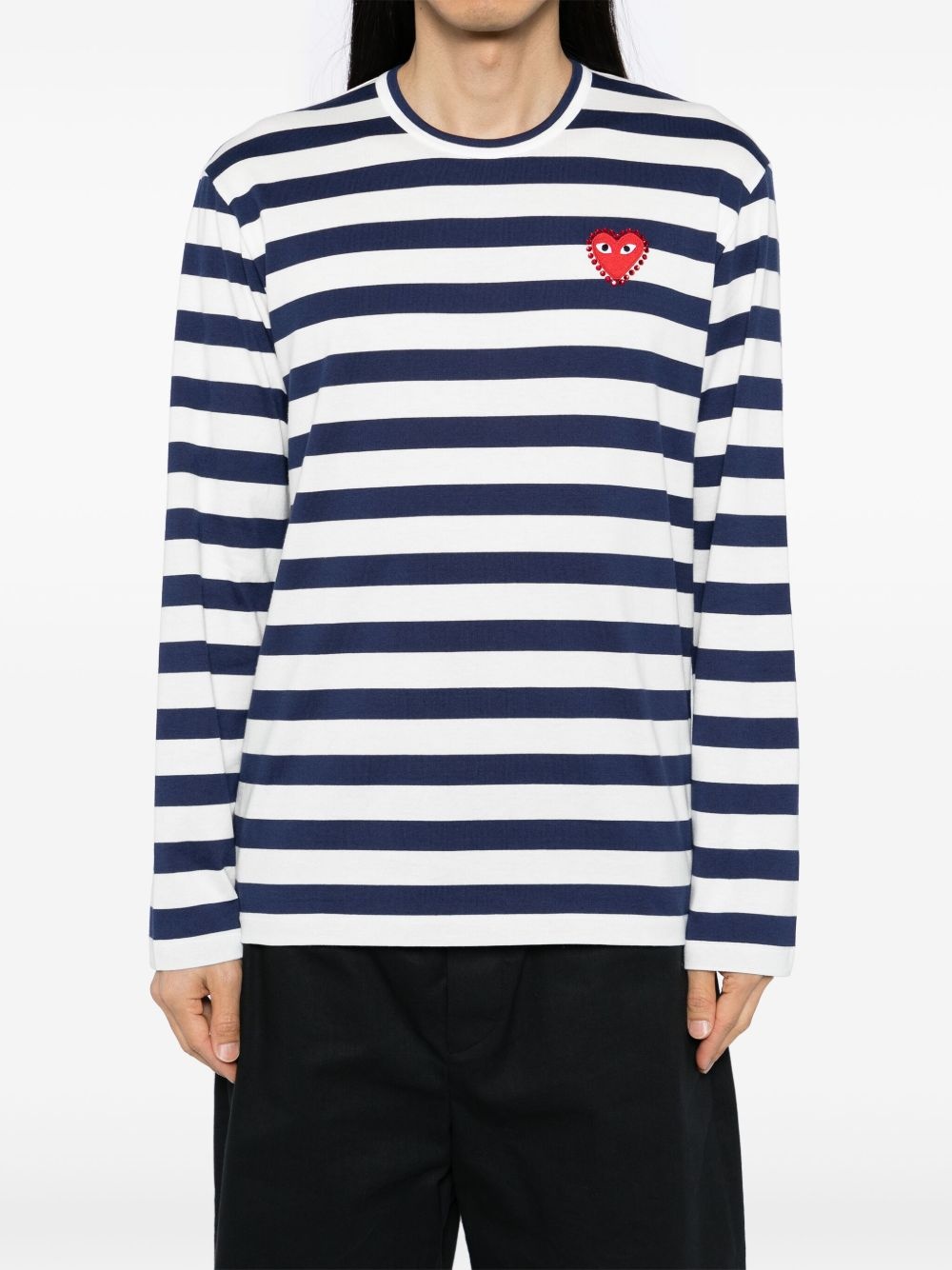 striped T-shirt - 5