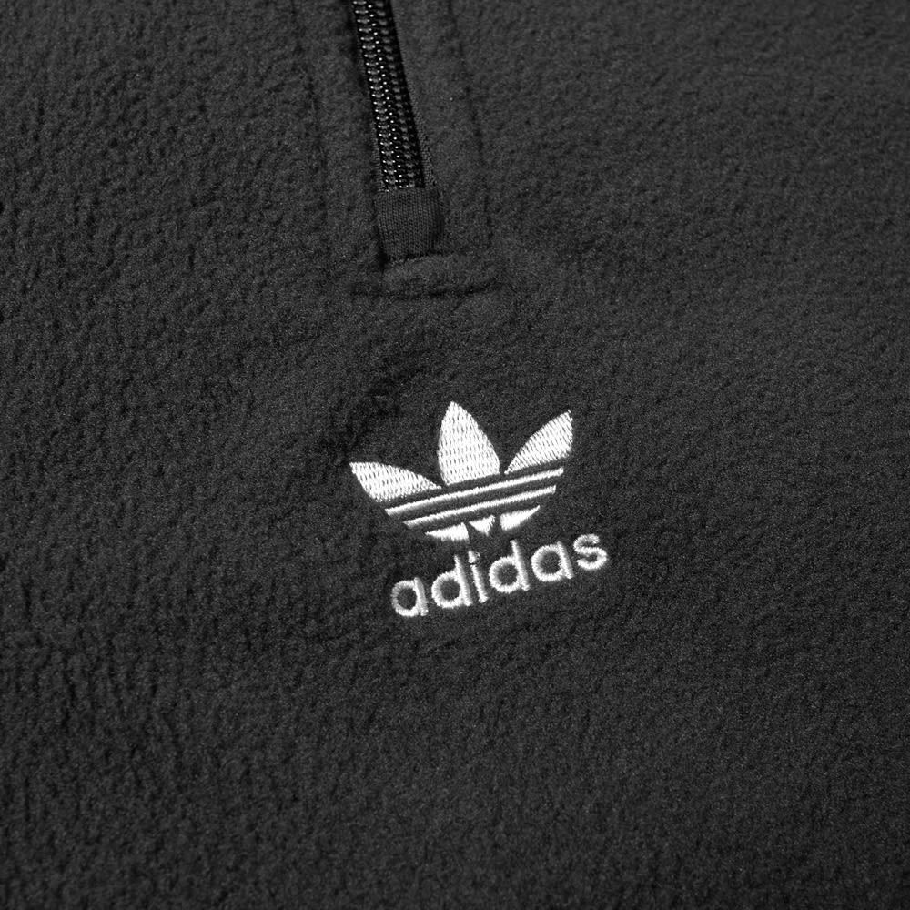 Adidas Trefoil Mix Half Zip Fleece Sweat - 2