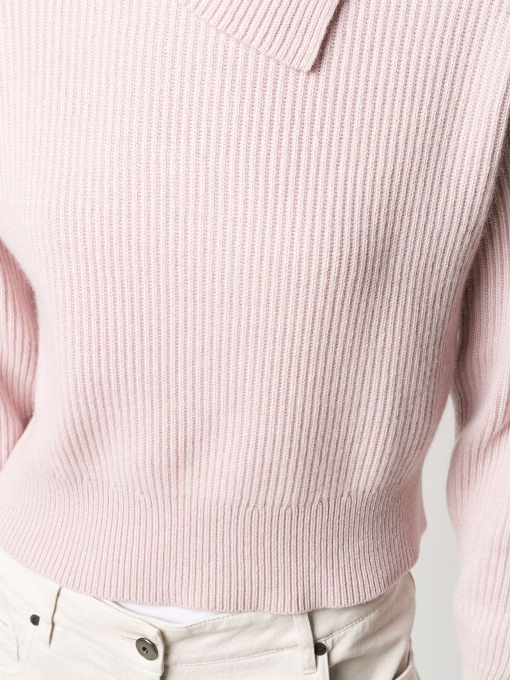 asymmetrical roll neck jumper - 5