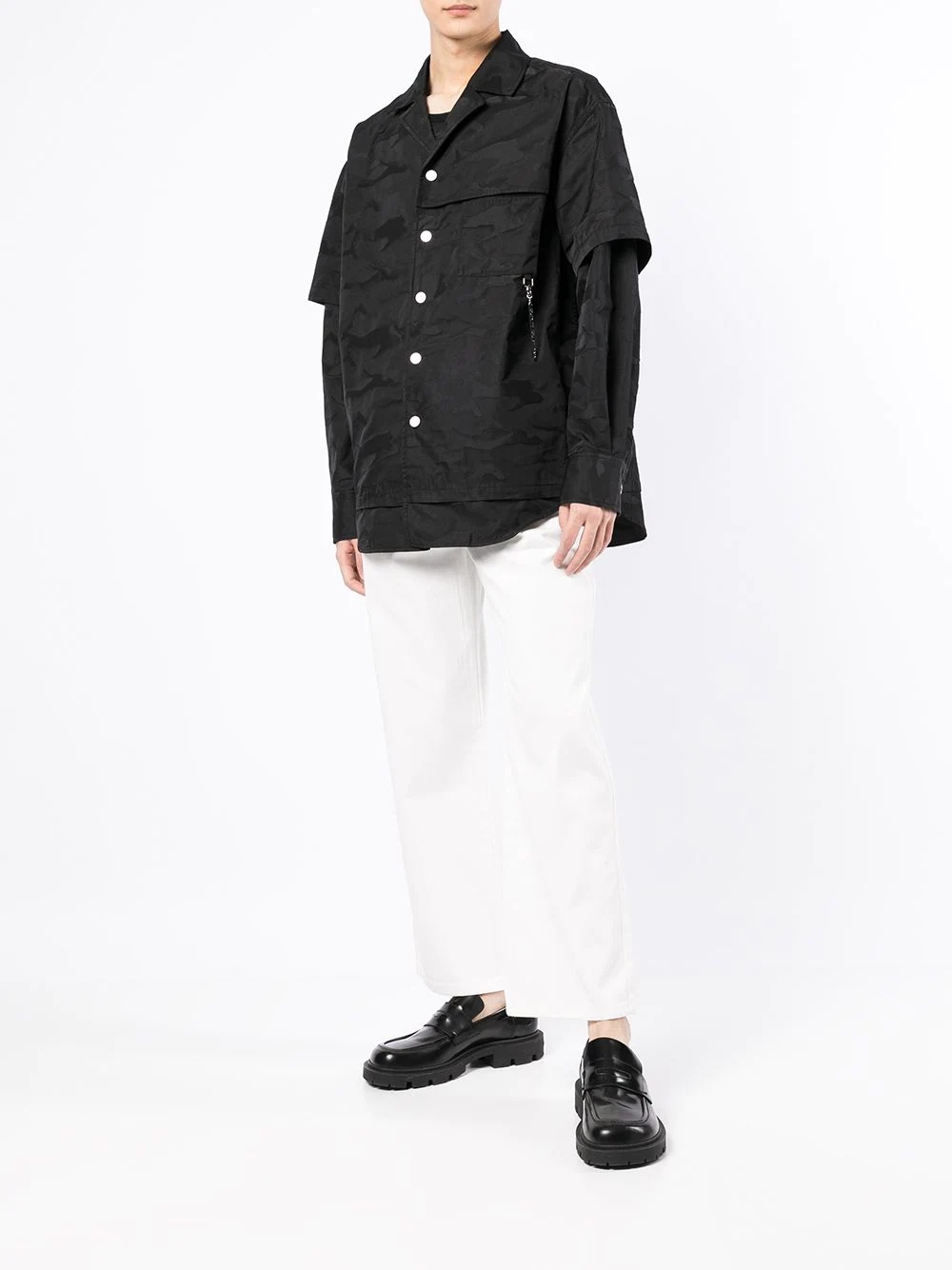 lightweight layered long-sleeve shirt - 2