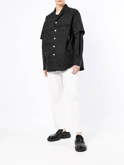 FENG CHEN WANG lightweight layered long-sleeve shirt outlook