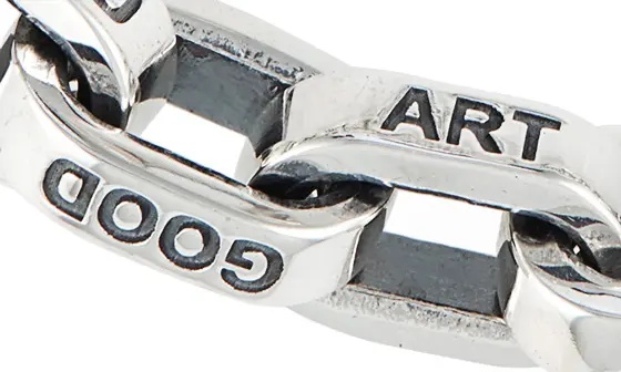 Men's Gordo Pequeno Good Art Sterling Silver Bracelet - 2