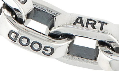 GOOD ART HLYWD Men's Gordo Pequeno Good Art Sterling Silver Bracelet outlook