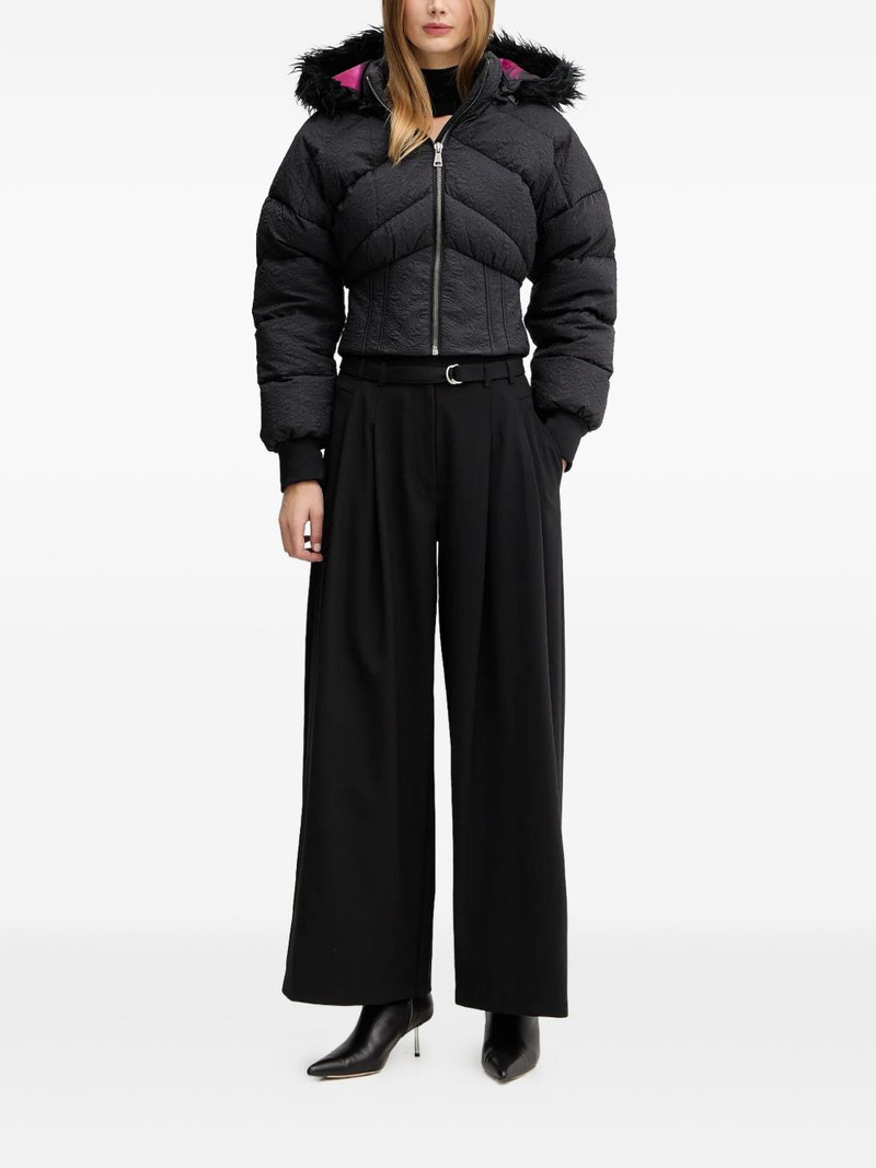 VERSACE JEANS COUTURE crinkled puffer jacket outlook