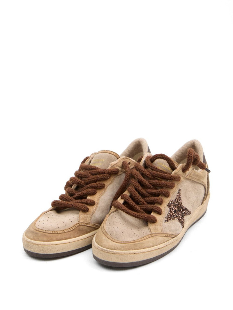 Golden Goose Ball Star star-appliqué leather sneakers outlook