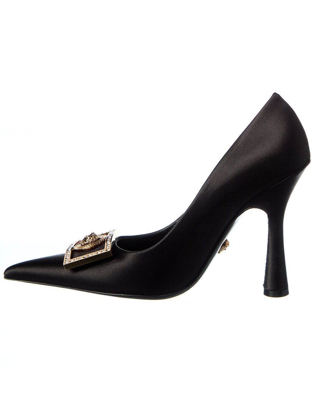 Versace Medusa Plaque Satin Pump - 2