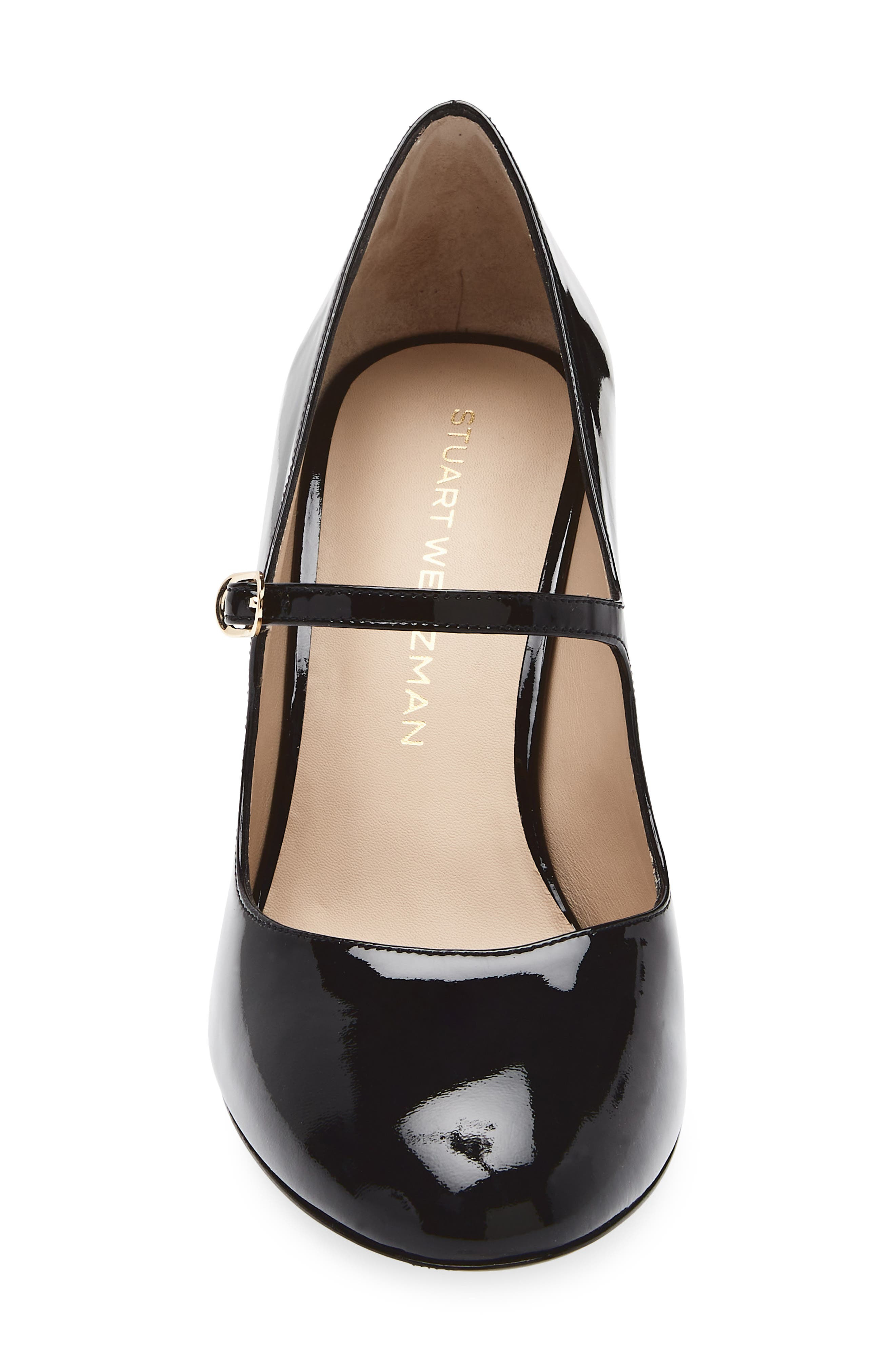 Stuart Weitzman Babette Mary Jane 85 Pump in Black at Nordstrom - 4