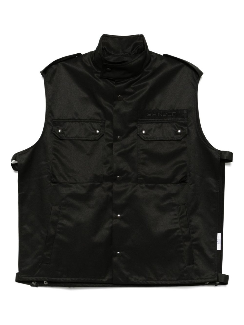 logo-print jacket 1