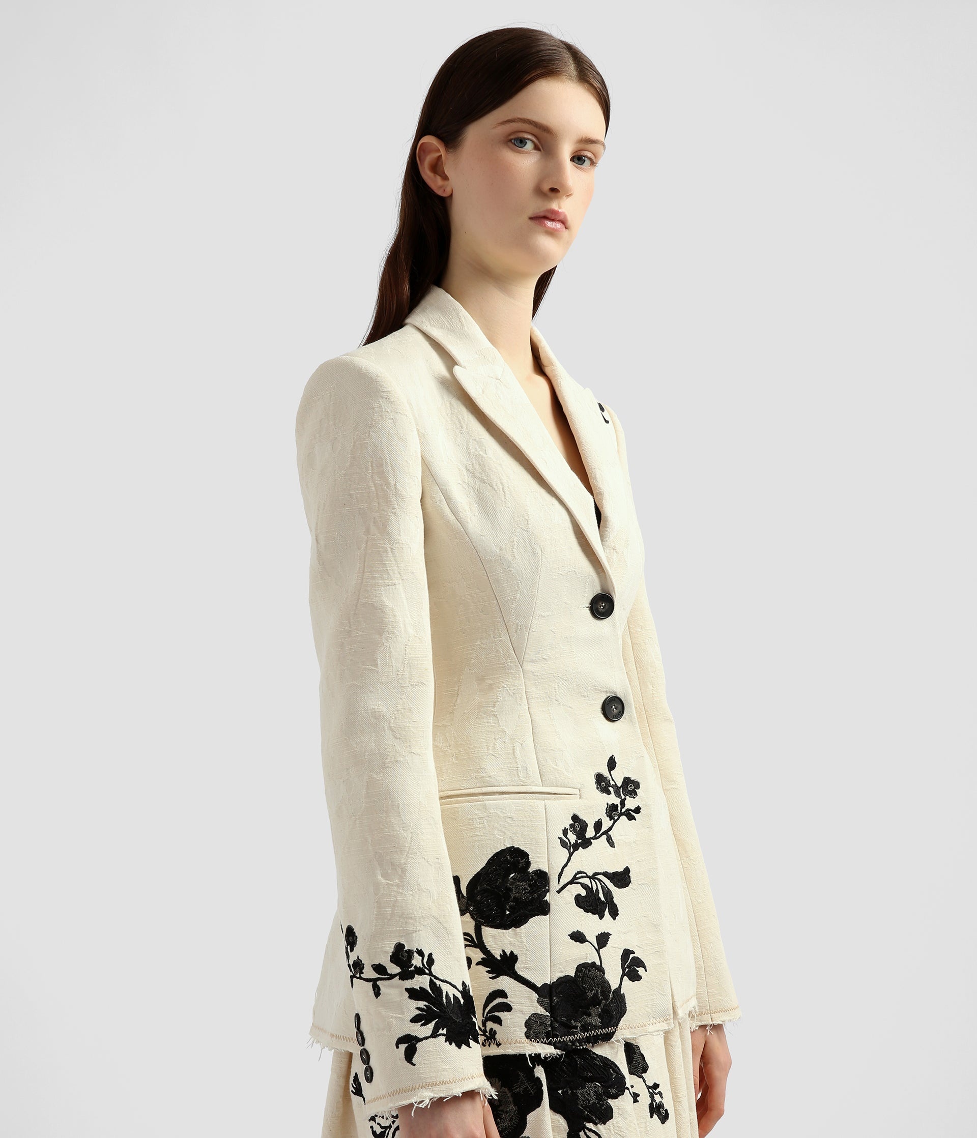 PEPLUM FITTED BLAZER - 5