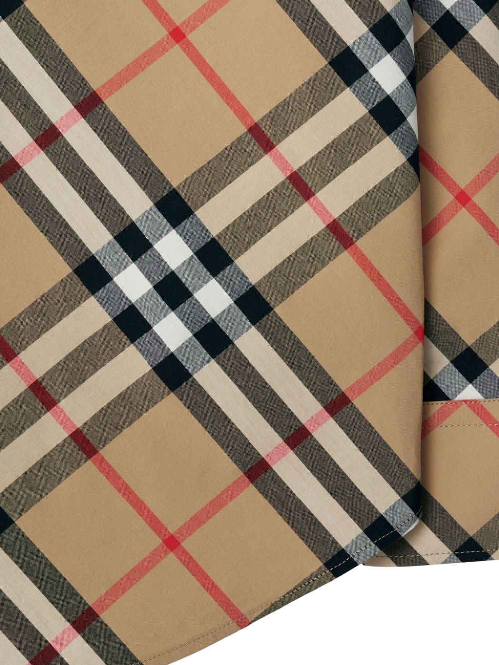 check-pattern cotton shirt - 6