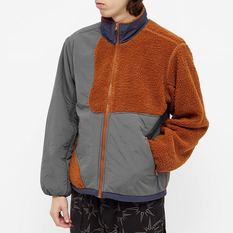 Brain Dead Paneled Fleece Jacket 3