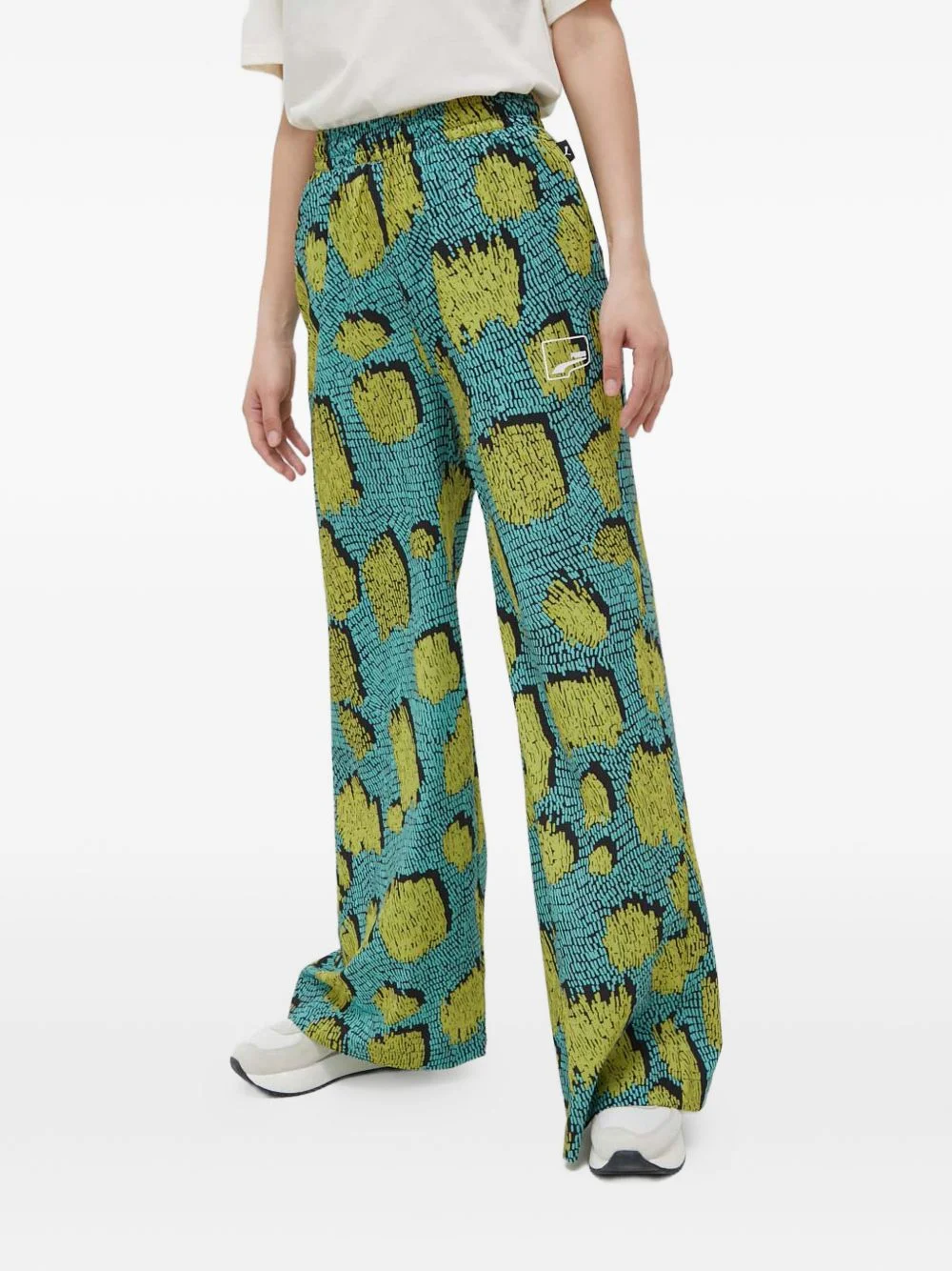 patterned trousers - 1
