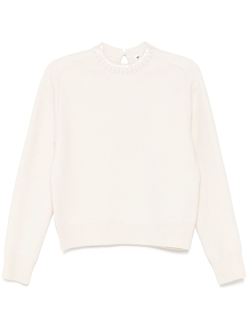 long-sleeve crew-neck jumper 1