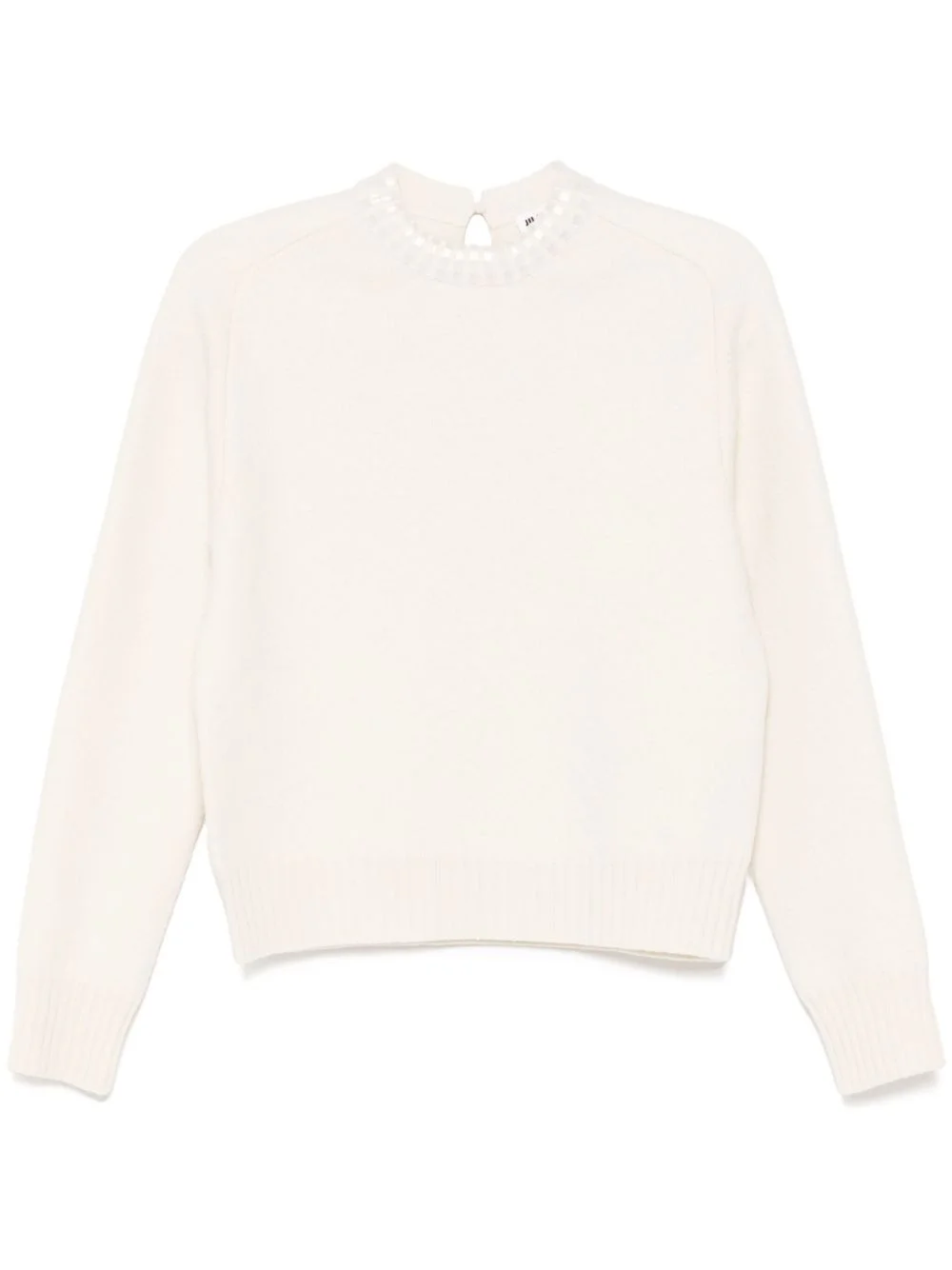 long-sleeve crew-neck jumper - 1