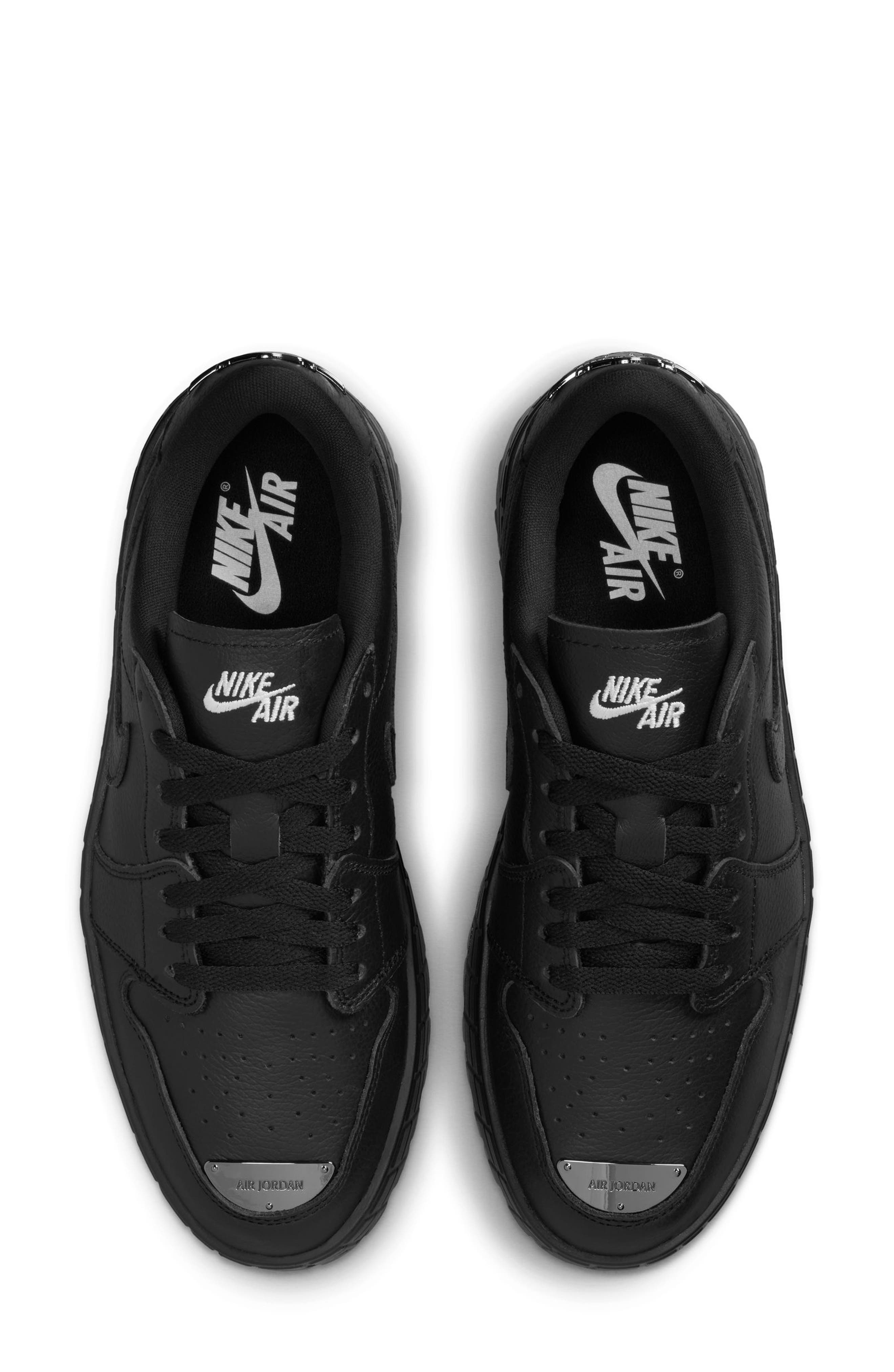 Air Jordan 1 Brooklyn Platform Sneaker in 001 Black/mtlblk at Nordstrom - 4