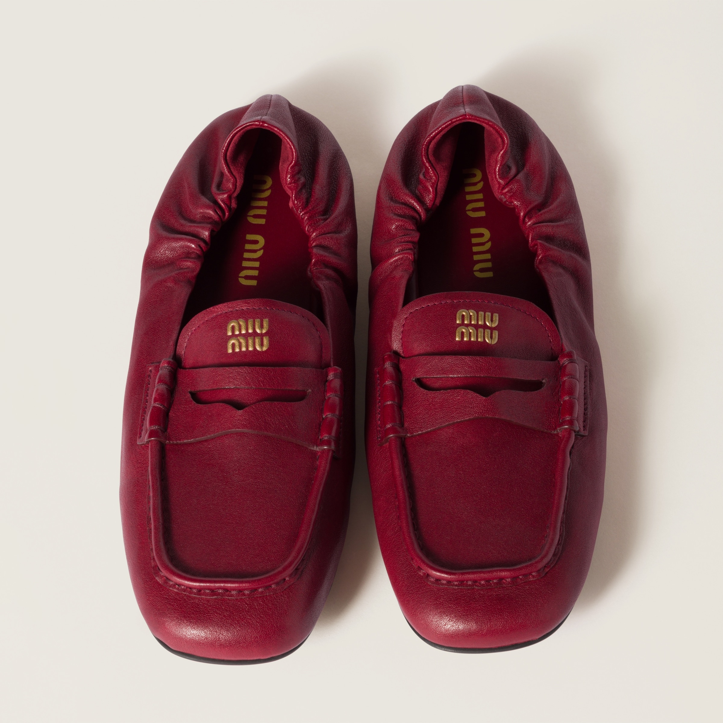 Nappa leather loafers - 4