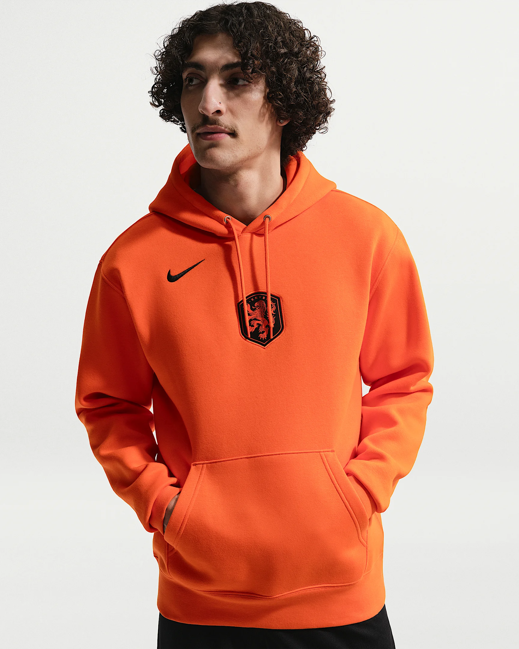 Netherlands Club Men's Nike Soccer Pullover Hoodie - 1
