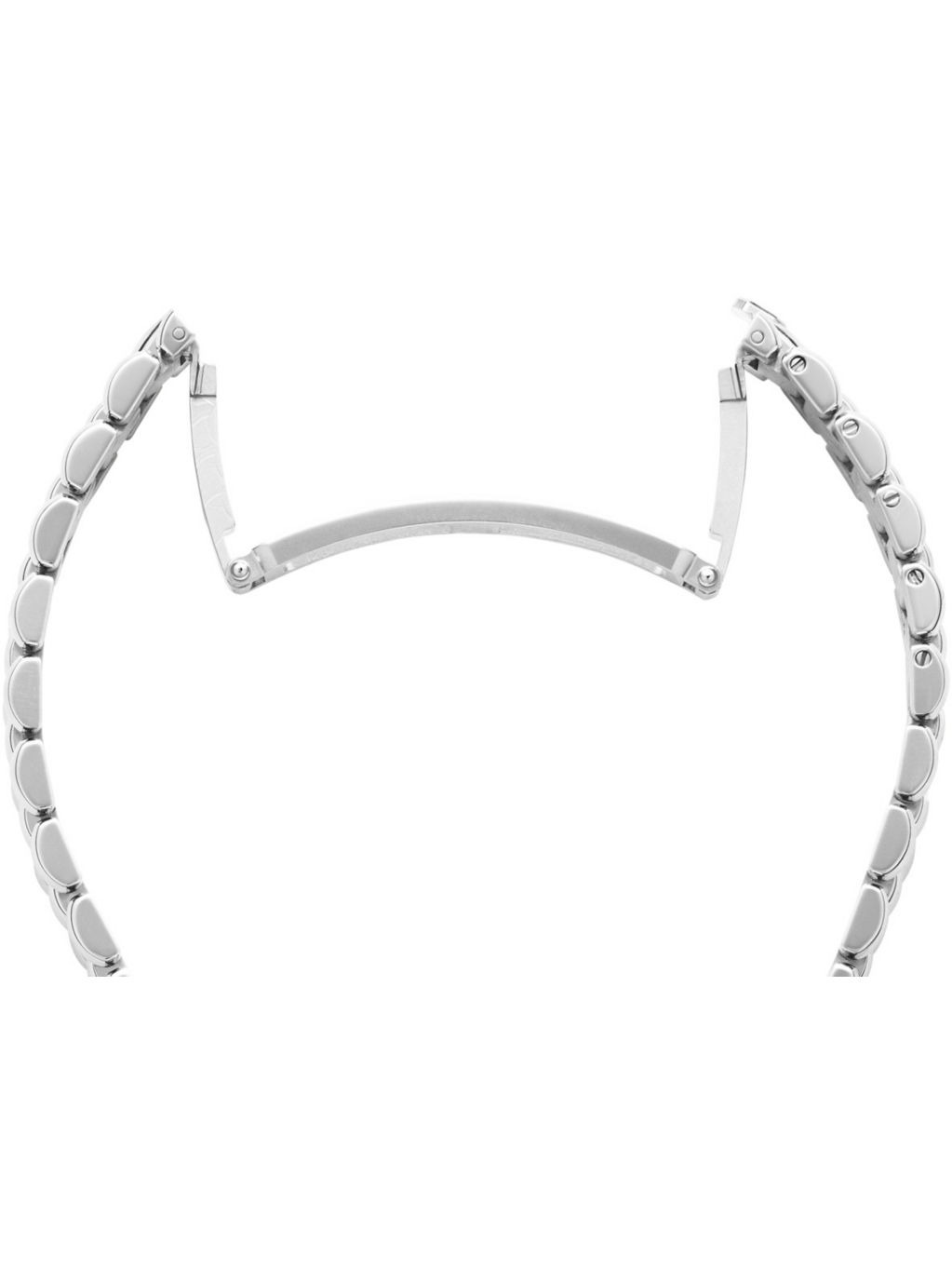 278602-3002 Happy Sport Oval stainless steel and diamond watch - 2
