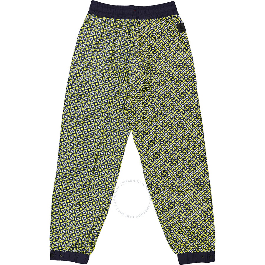 Moncler Ladies Yellow Lemon-print Track Pants - 2