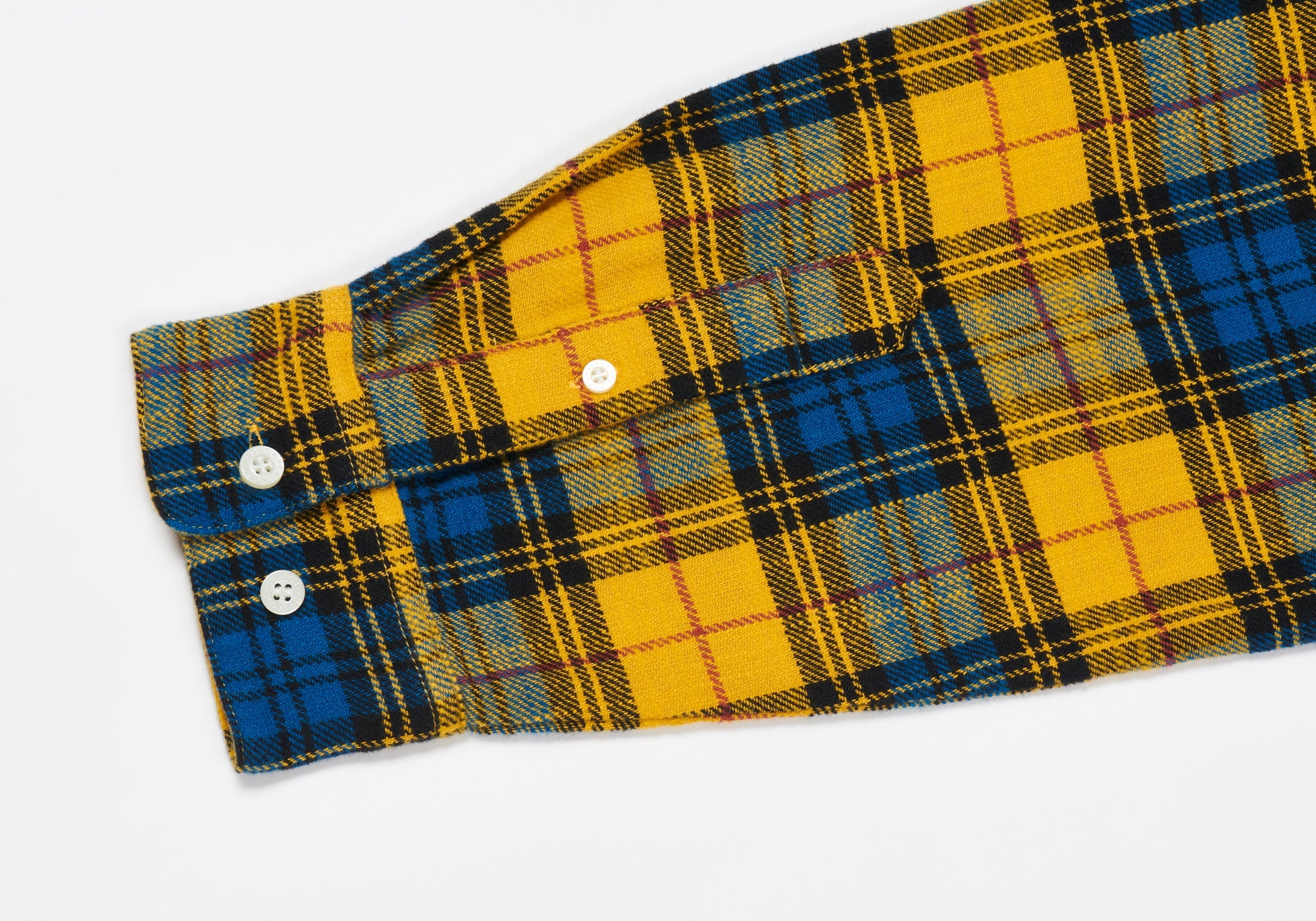 FLANNEL DROP SHOULDER SHIRT YELLOW - 7