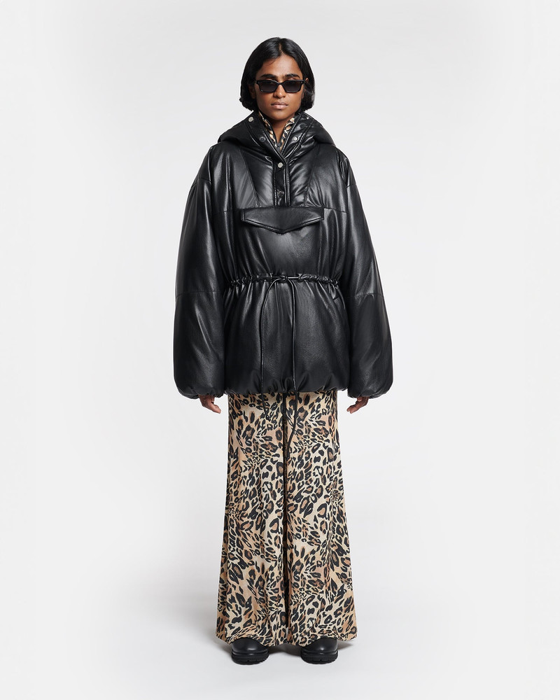 Nanushka Okobor™ Alt-Leather Belted Puffer outlook
