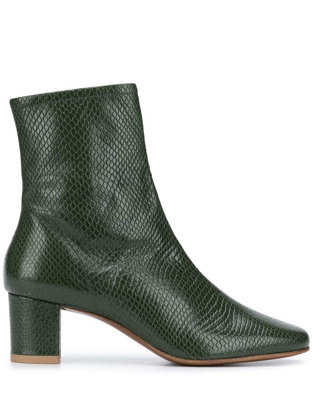 Sofia snakeskin-effect ankle boots - 1