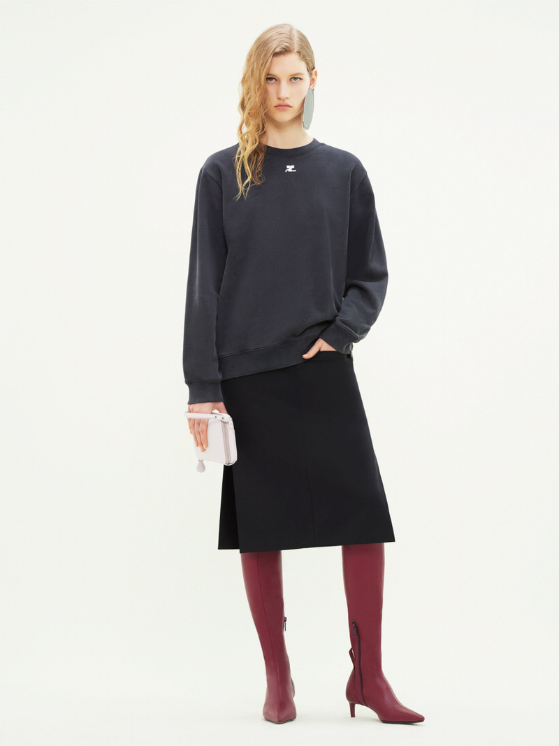 courrèges CREWNECK SWEATSHIRT outlook