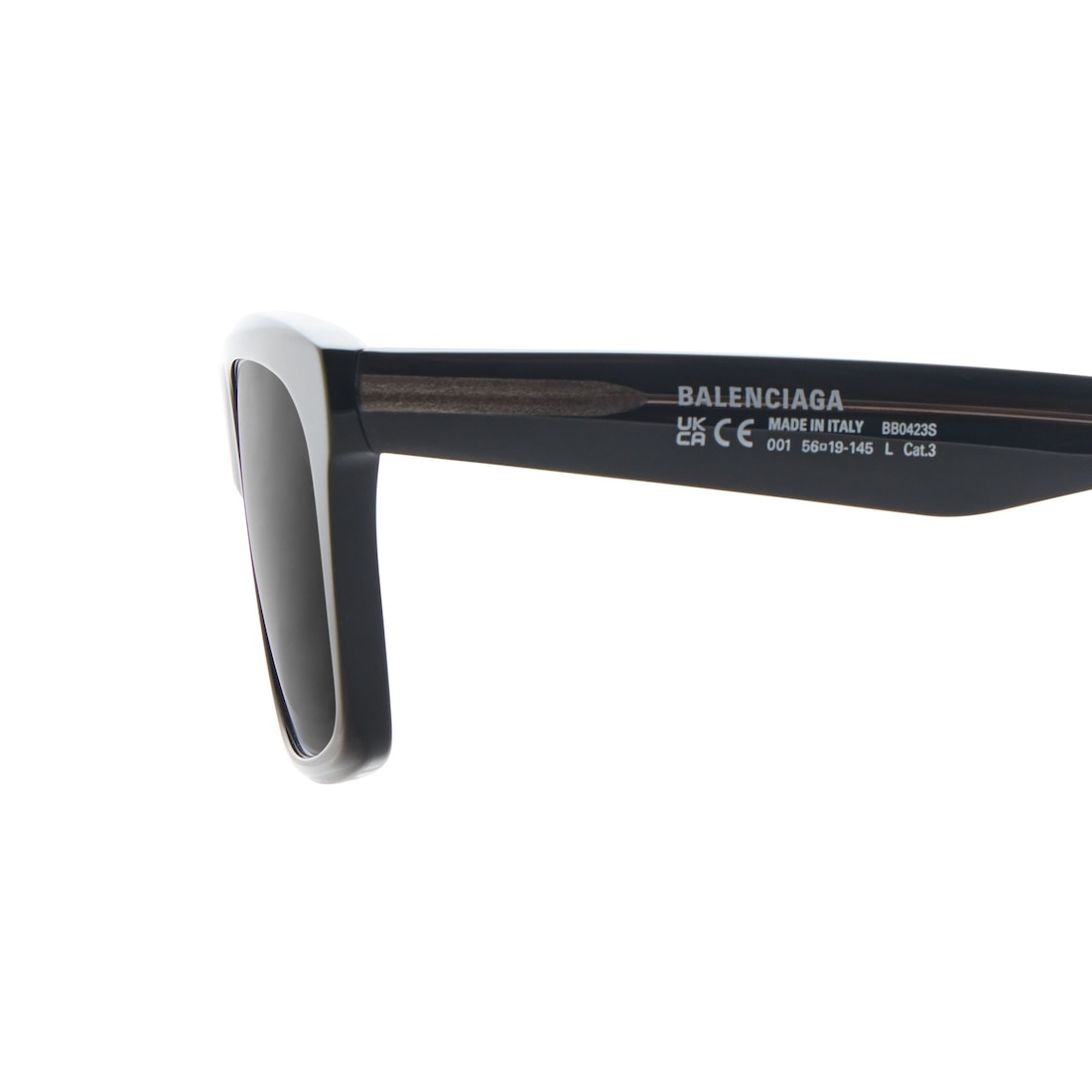 Men's Soho Square Af Sunglasses  in Black - 5