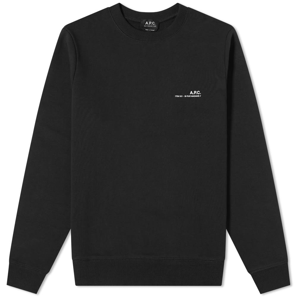 A.P.C. Item Logo Crew Sweat - 1