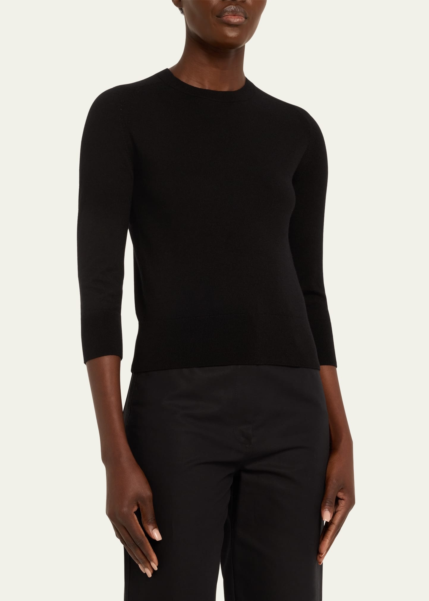 Girocollo Manica Neo Piuma Cashmere Sweater - 4