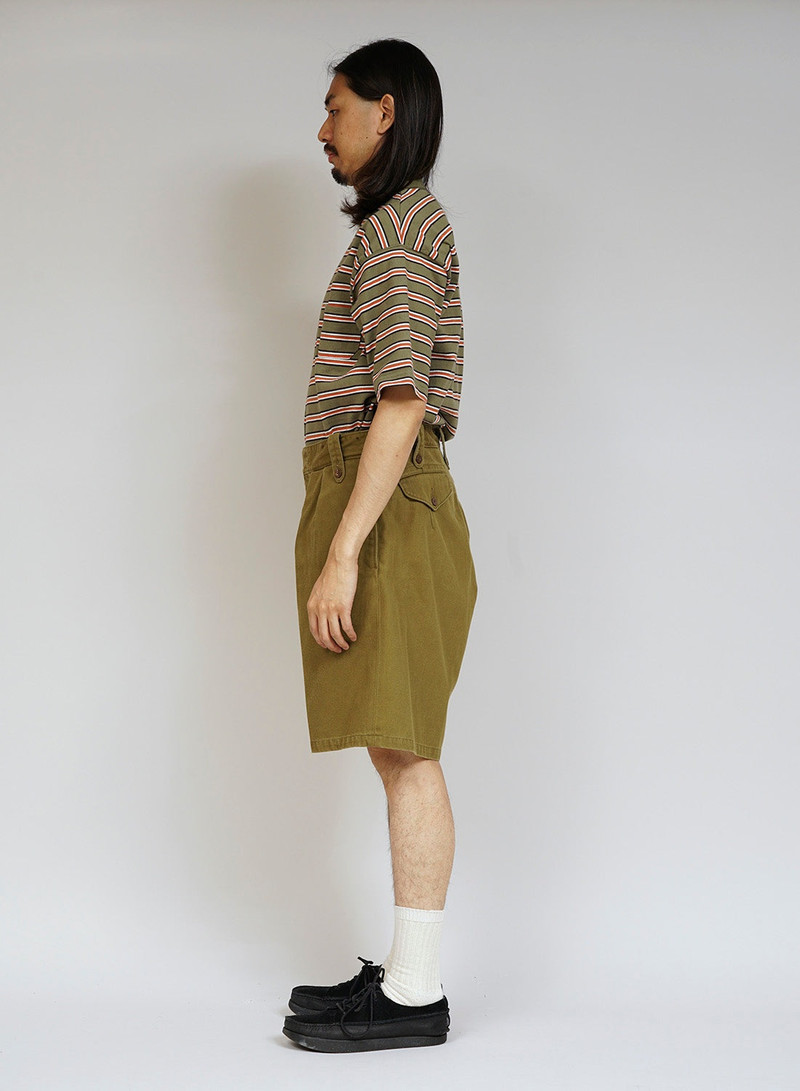 Battle Dress Short Indian Twill in Khaki 3