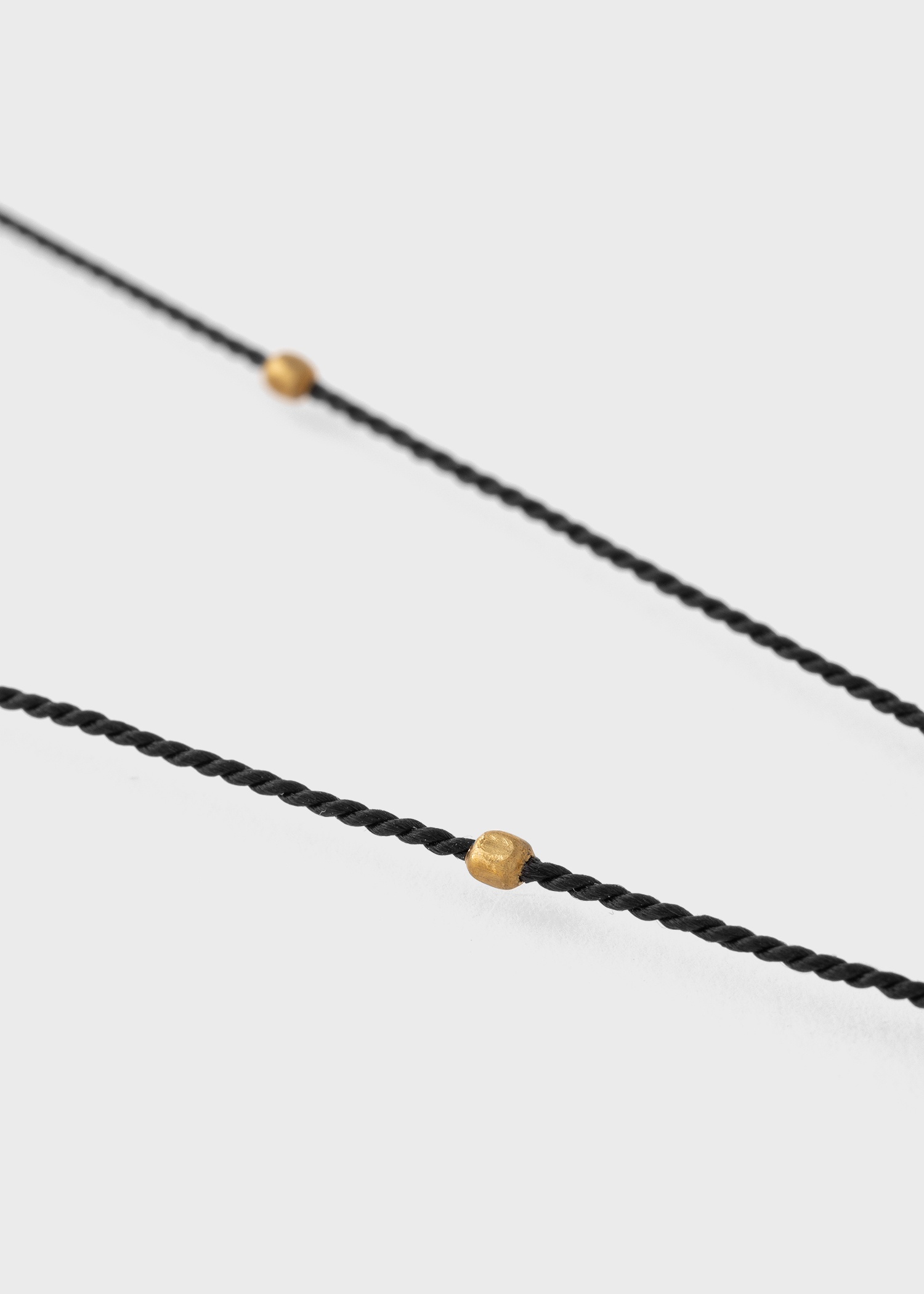 Navy Necklace With Silver Tag - 5