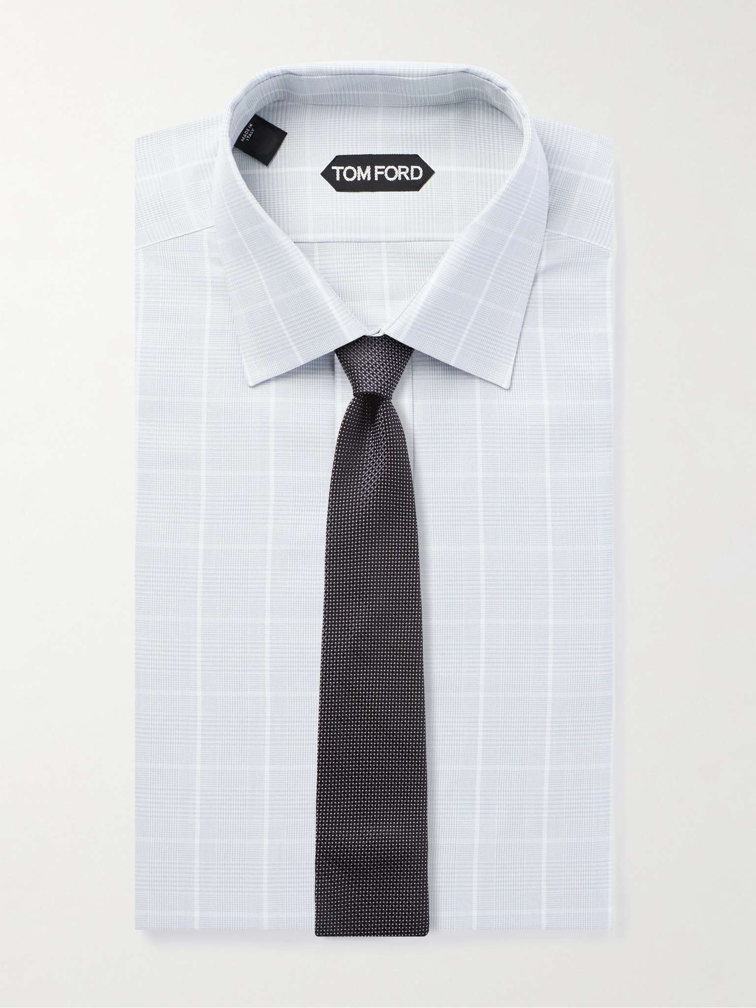 Prince of Wales Checked Cotton-Poplin Shirt - 2