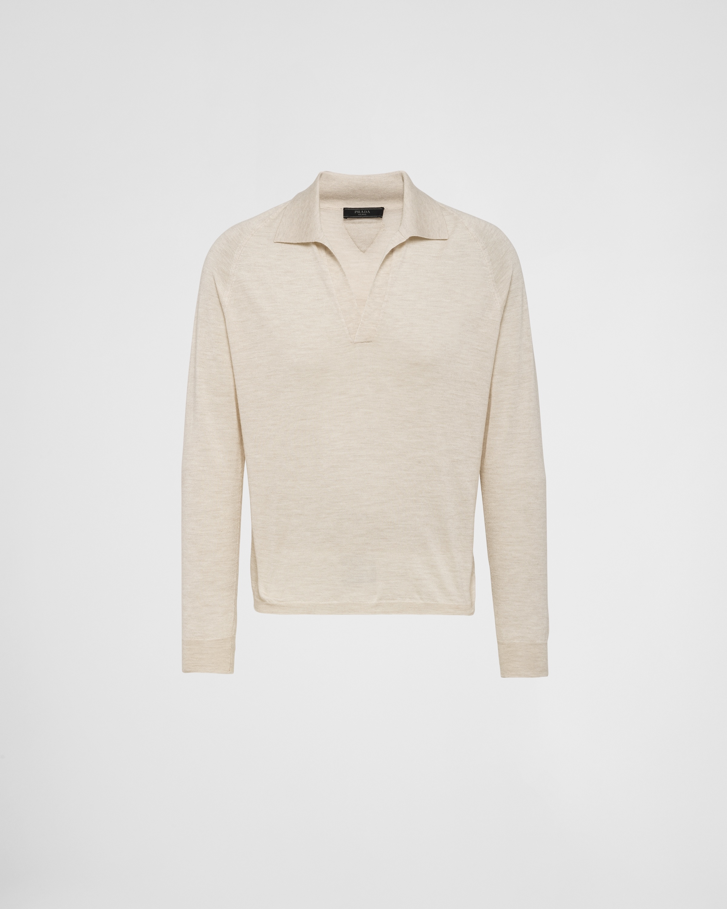 Cashmere polo shirt - 1