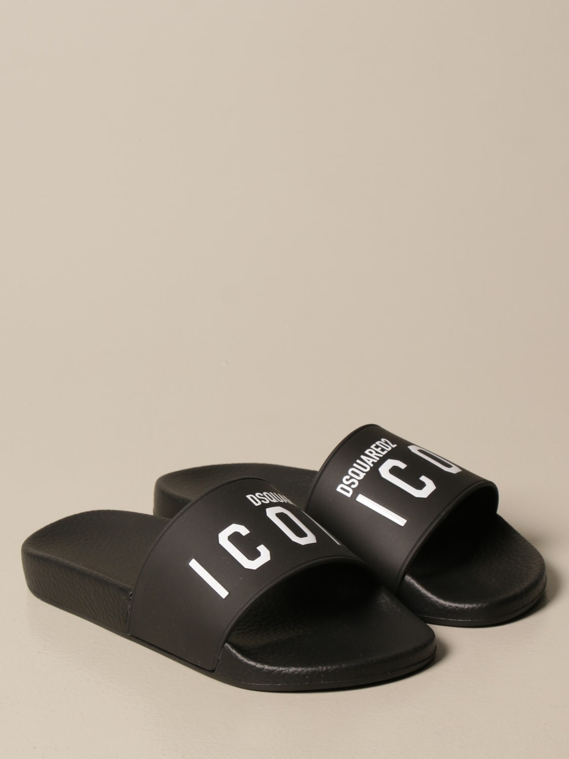 Dsquared2 rubber sandal with Icon print - 2