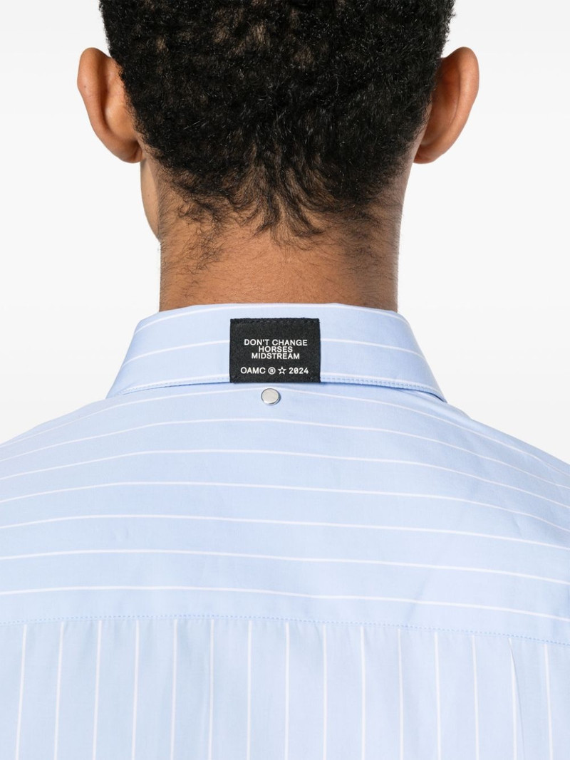 Homer striped cotton shirt 5