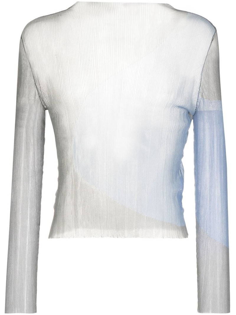 Watercolor long-sleeve top 1